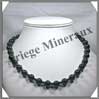 HEMATITE - Collier Perles 4 et 10 mm en altern - 47 cm - A001 Brsil