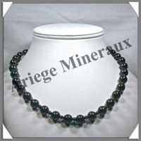 HEMATITE - Collier Perles 4 et 10 mm en altern - 47 cm - A001