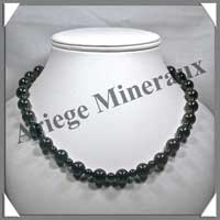 HEMATITE - Collier Perles 6 et 10 mm en altern - 48 cm - A006