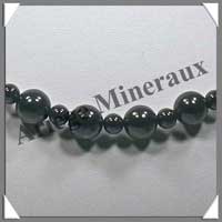 HEMATITE - Collier Perles 6 et 10 mm en altern - 48 cm - A006