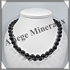 HEMATITE Magntique - Collier Perles 12 mm - 46 cm - M001 Brsil