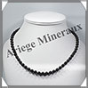 HEMATITE Magntique - Collier Perles 6 mm - 43 cm - M004 Brsil