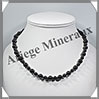 HEMATITE Magntique - Collier Perles 6 et 8 mm alternes - 43 cm - M004 Brsil
