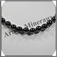 HEMATITE Magntique - Collier Perles 8 mm - 43 cm - M003