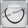 HEMATITE Magntique - Collier Perles 8 mm - 43 cm - M004 Brsil