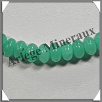 HEMIMORPHITE - Collier Compos - Disques 8x5 mm - 42 cm - M001