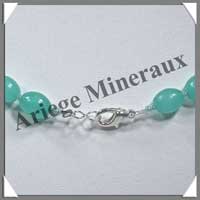 HEMIMORPHITE - Collier Compos - Olives 12x8 mm - 48 cm - M001