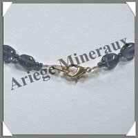 IOLITHE (Cordirite) - Collier Compos - Ovales 10x8 mm - 49 cm - M001