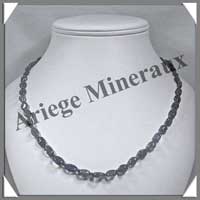IOLITHE (Cordirite) - Collier Compos - Ovales 8x6 mm - 50 cm - M002