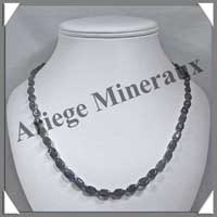 IOLITHE (Cordirite) - Collier Compos - Ovales 8x6 mm - 50 cm - M003