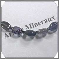 IOLITHE (Cordirite) - Collier Compos - Ovales 8x6 mm - 50 cm - M003