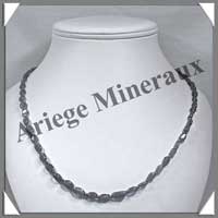 IOLITHE (Cordirite) - Collier Compos - Ovales 6x4 mm - 50 cm - M004