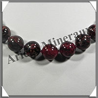 JASPE BRECHIQUE - Collier Perles 14 mm - 48 cm - M001