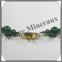 JADE - Collier Perles 4 et 10 mm en altern - 47 cm - C004