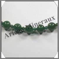 JADE - Collier Perles 4 et 10 mm en altern - 47 cm - C005