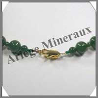 JADE - Collier Perles 4 et 10 mm en altern - 47 cm - C005