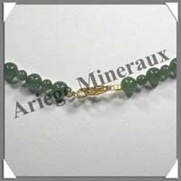 JADE - Collier Perles 4 et 6 mm en altern - 47 cm - C004