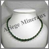 JADE - Collier Perles 4 et 6 mm en altern - 46 cm - C005