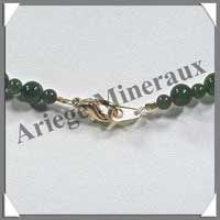JADE - Collier Perles 4 et 6 mm en altern - 46 cm - M001