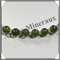 JADE - Collier Perles 6 mm - 45 cm - M006