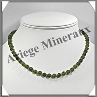 JADE - Collier Perles 6 mm - 45 cm - M007