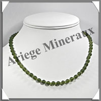 JADE - Collier Perles 6 mm - 45 cm - M008