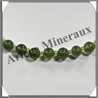 JADE - Collier Perles 6 mm - 45 cm - M008