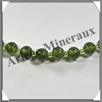 JADE - Collier Perles 6 mm - 45 cm - M009