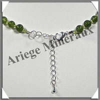 JADE - Collier Perles 6 mm - 45 cm - M009