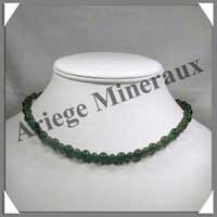 JADE - Collier Perles 6 et 8 mm en altern - 44 cm - C002