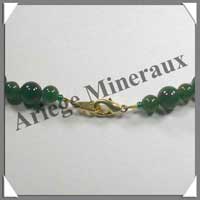 JADE - Collier Perles 6 et 8 mm en altern - 46 cm - C003