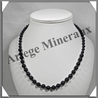 JAIS - Collier Perles 4 et 6 mm en dgrad - 49 cm - C002