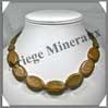 JASPE PAYSAGE - Collier Compos - 7 Ovales 30x20 et 16x12 mm en dgrad - 47 cm - M002 Brsil