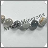 JASPE PICASSO - Collier Perles 10 mm - 50 cm - M001