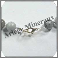 JASPE PICASSO - Collier Perles 10 mm - 50 cm - M001