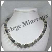 JASPE PICASSO - Collier Perles 10 mm - 50 cm - M002