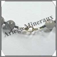 JASPE PICASSO - Collier Perles 10 mm - 50 cm - M002