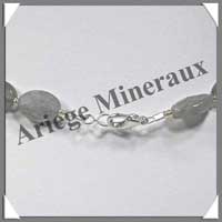 LABRADORITE - Collier Perles Ovales Facetes 10x14 mm - 45 cm - M001