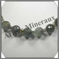LABRADORITE - Collier Perles Facetes 14 mm - 47 cm - C004