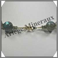 LABRADORITE - Collier Perles Facetes 14 mm - 45 cm - C005