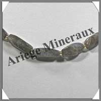 LABRADORITE - Collier Compos - Nuggets 10  15 mm - 47 cm - C001