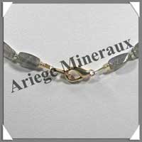 LABRADORITE - Collier Compos - Nuggets 10  15 mm - 47 cm - C001