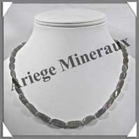 LABRADORITE - Collier Compos - Nuggets 10  15 mm - 48 cm - C002