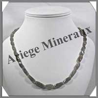 LABRADORITE - Collier Compos - Nuggets 10  15 mm - 50 cm - C003
