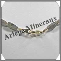 LABRADORITE - Collier Compos - Nuggets 10  15 mm - 50 cm - C003