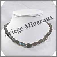 LABRADORITE - Collier Compos - Nuggets 15  20 mm - 41 cm - C002