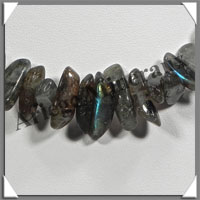 LABRADORITE - Collier Compos - Nuggets 10  20 mm - 40 cm - M002