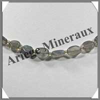 LABRADORITE - Collier Compos - Ovales 8x6 mm - 44 cm - M002
