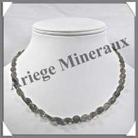 LABRADORITE - Collier Compos - Ovales 8x6 mm - 46 cm - M005