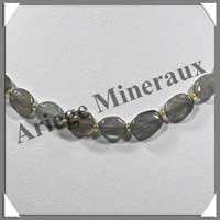 LABRADORITE - Collier Compos - Ovales 8x6 mm - 46 cm - M005